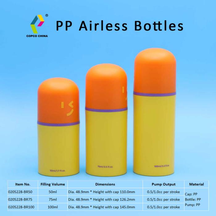 50/75/100ml Airless Bottles #0205228